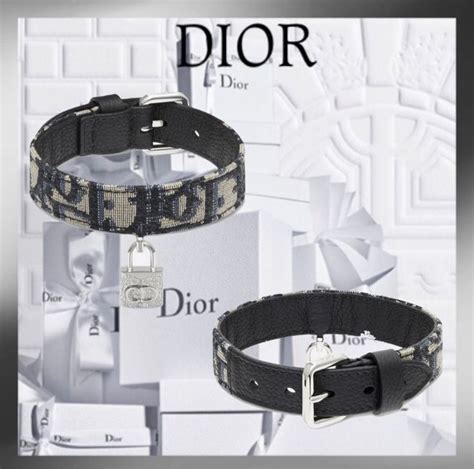 dior dog.collar|authentic designer dog collars.